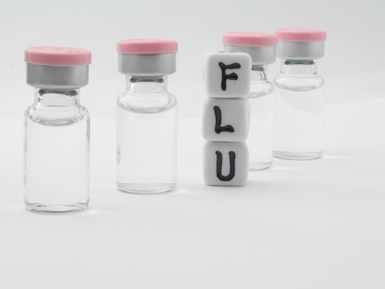 flu vaccine vials
