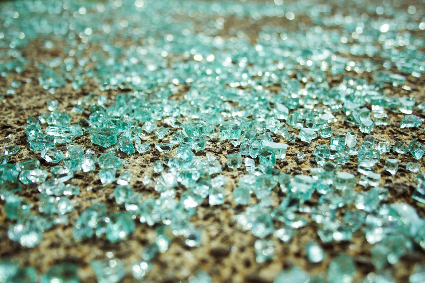 glass shards