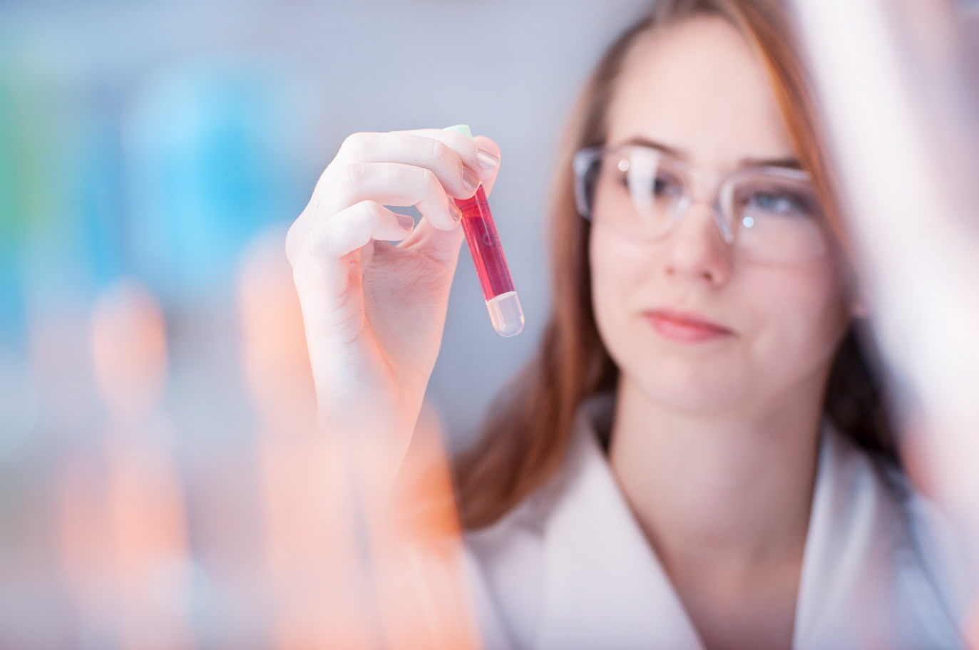 woman researcher in laboratory