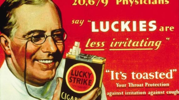 Lucky Strikes are good for you Tobacco Tactics Used to Market Vaccines