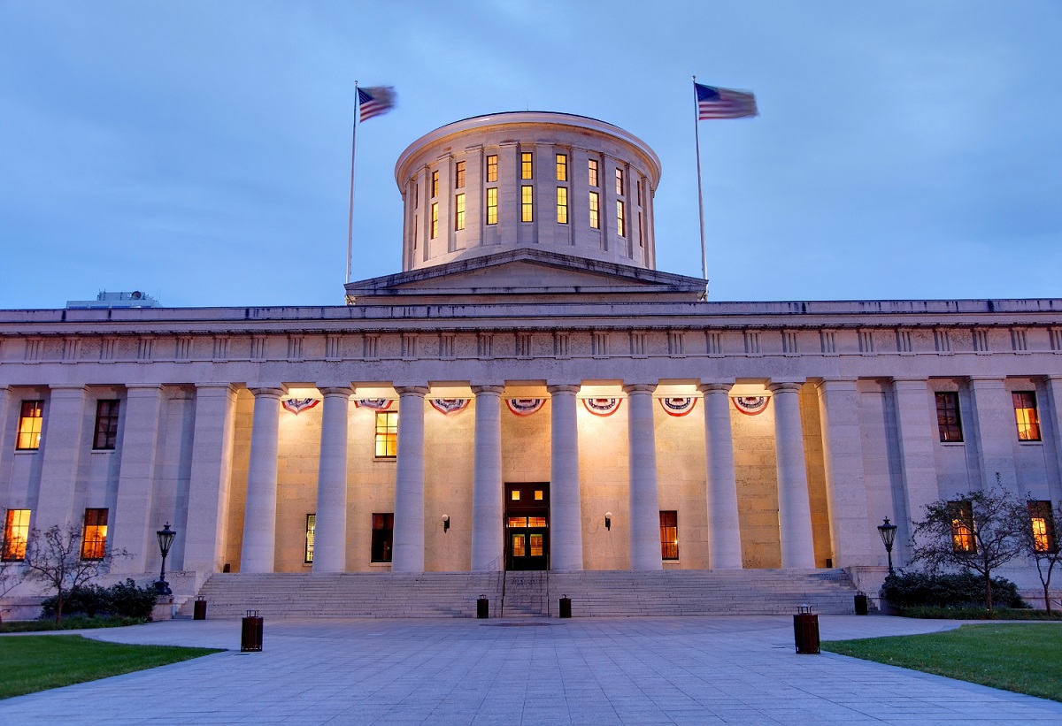 Ohio statehouse in Columbus