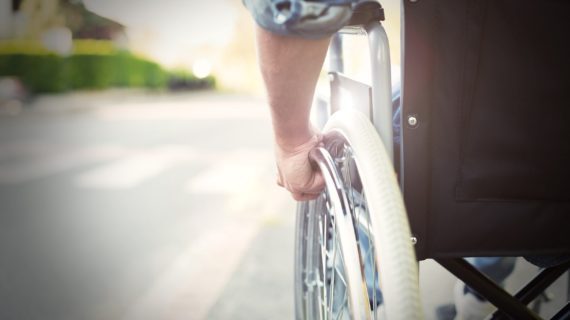 pushing a wheelchair Will AFM Quickly Go Viral Like Microcephaly?