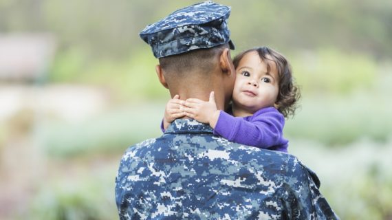 US soldier holding daughter Five Vaccines Added to DoD’s “Standing Orders” Program