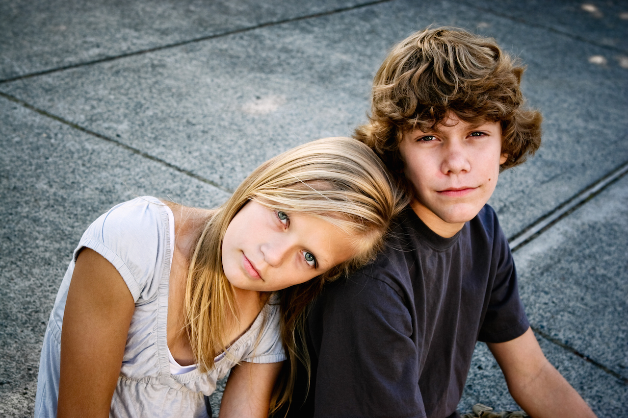 two young teens
