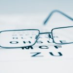 glasses and eye sight test chart