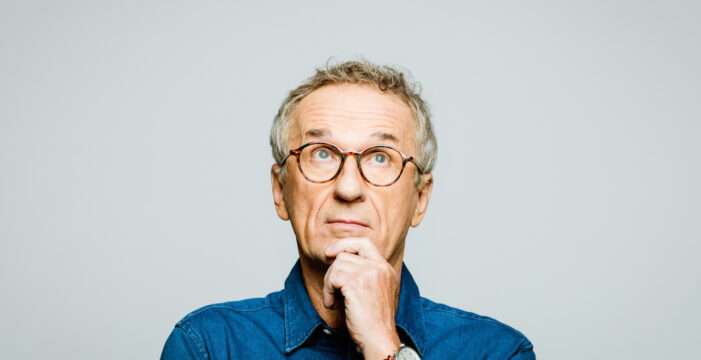 elderly man wondering If You’re Vaccinated, You’re Protected… or Not