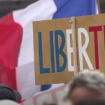 Parisians protest for liberty