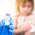 little girl vaccinated for COVID