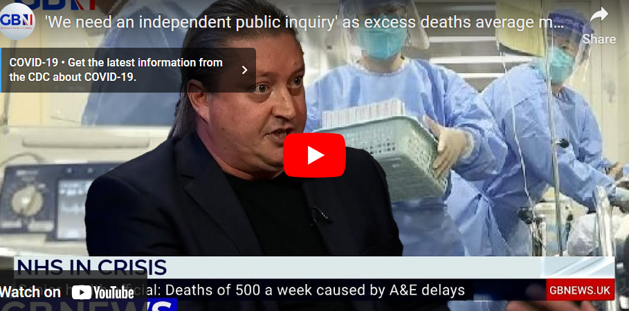 ‘We need an independent public inquiry’ as excess deaths average more than 1000 a week | James Wells
