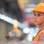 female rail employee