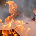 paper on fire