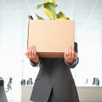 woman carrying box